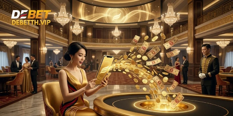 ขั้นตอนการ ถอนเงิน DeBet รวดเร็วทันใจ