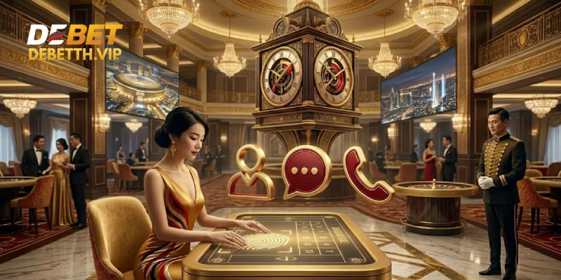 ช่องทาง ติดต่อเรา DeBet สะดวกสบาย