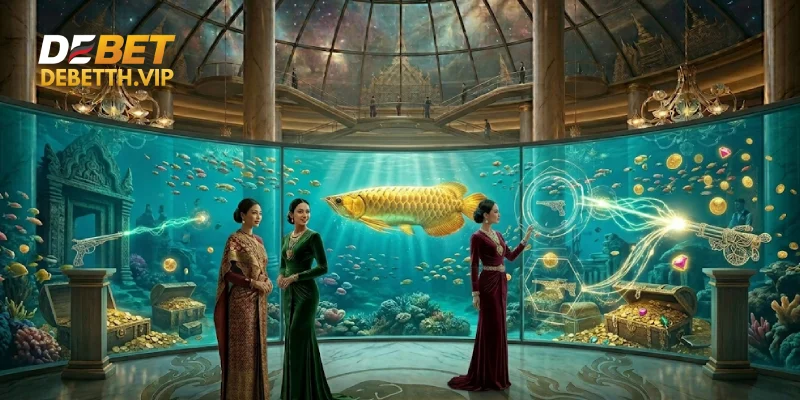 ปืนและไอเทมใน เกมยิงปลา DeBet