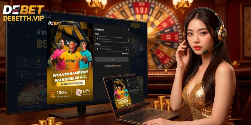 วิธีการเริ่มต้นและการเข้าใช้งานระบบ DEBET